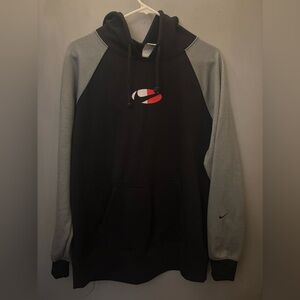 Nike Women's Black and Gray Hoodie